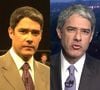 Antes e depois de William Bonner: essas 32 fotos raras mostram mudanças do jornalista da Globo em 39 anos