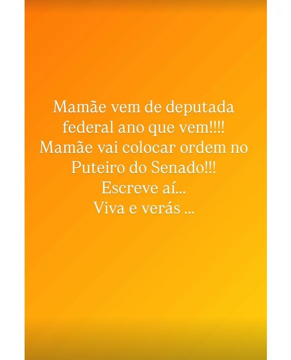 Andressa Urach cometeu gafes ao dizer que irá mudar o Senado sendo eleita deputada federal, passando a trabalhar em 2026