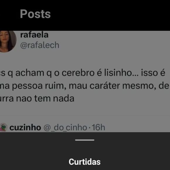 Bruna Marquezine curtiu um comentário que chamava Virginia Fonseca de 'pessoa ruim'