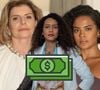 Bilionárias em 'Vale Tudo', Débora Bloch e Bella Campos pedem taxação de super-ricos; Taís Araújo também reage