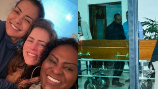 Li Martins ganha apoio de ex-companheiras do Rouge em velório do marido; uma delas se encontrou com JP Mantovani dias antes da tragédia