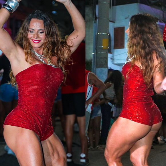 Viviane Araújo brilhou mais uma vez no ensaio do Salgueiro
