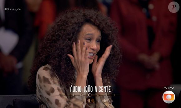 Filho mais velho de Taís Araújo, João Vicente também mandou mensagem para a mãe