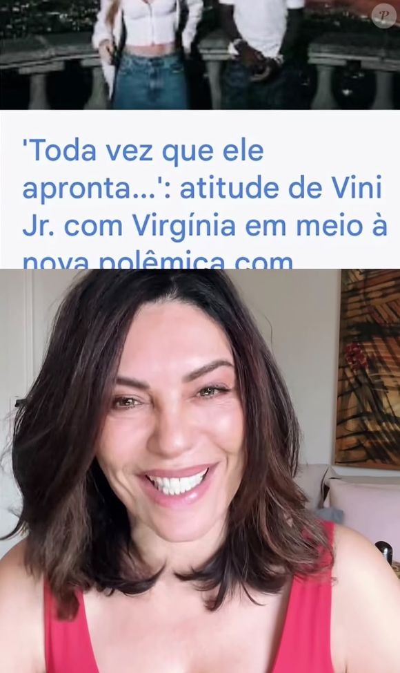 'Que tipo de amor é esse que não consegue controlar um dedo?', questionou Marcia Goldschmidt ao comentar a nova polêmica envolvendo Vini Jr. e Virgínia Fonseca