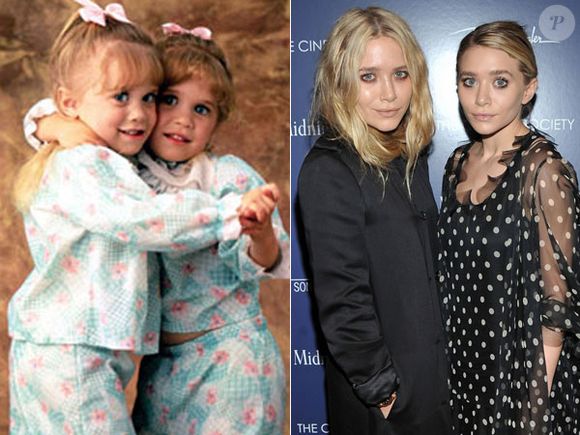 As gêmeas Mary-Kate e Ashley Olsen estão sempre juntas, desque pequenas, seja nas séries de televisão, filmes, ou nos negócios - especial Dia das Crianças, 12 de outubro de 2013