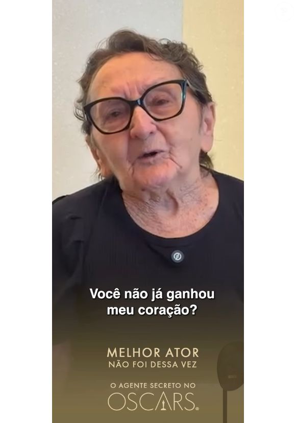 Tânia Maria apoiou Wagner Moura após derrota no Oscar com vídeo no Instagram