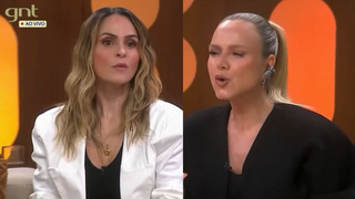 Deu ruim? No 'Saia Justa', Ana Paula Renault tenta apimentar debate e citar política, mas Eliana desconversa e web aponta climão: 'Incomodada'