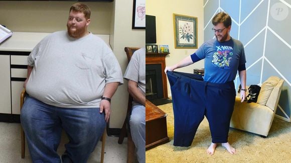 Olha a diferença do Justin McSwain! O ex-participante do 'Quilos Mortais' chegou a pesar 308 kg e perdeu cerca de cerca de 204 kg, chegando aos 104 quilos atuais