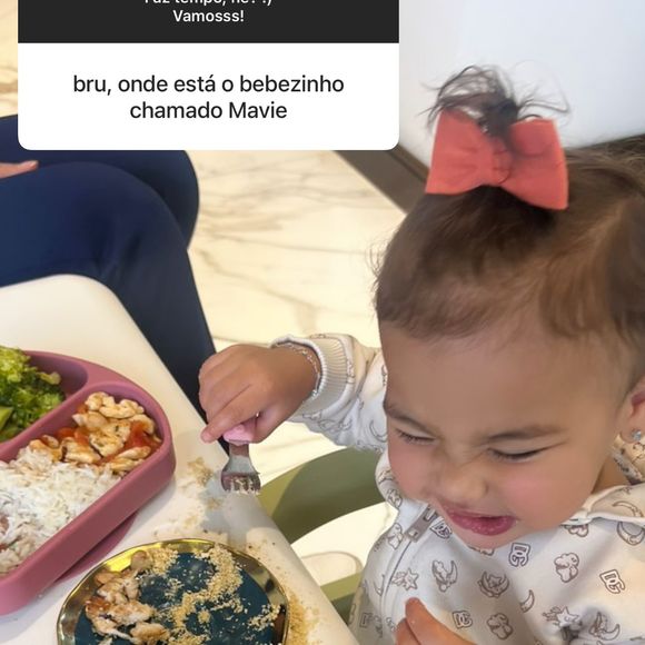 Bruna Biancardi contou curiosidades sobre a filha Mavie