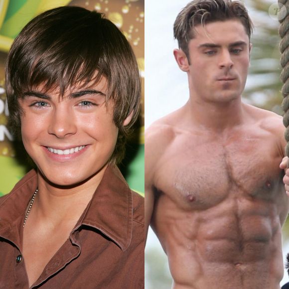 O ator Zac Efron, que participou do 'High Scool Musical', ganhou corpo e está sempre compartilhando fotos com seus seguidores