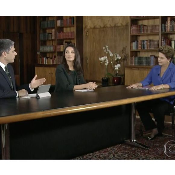 Patrícia Poeta também teve um desempenho insatisfatório nas entrevistas com candidatos à presidência em 2014