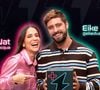 Nat e Eike: O casal, que se conheceu na casa de Anitta, agora enfrenta o desafio do Power Couple juntos