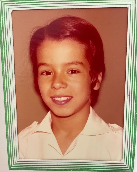 Maurício Mattar aos 7 anos, quando morava no Rio de Janeiro e nem sonhava em ser famoso