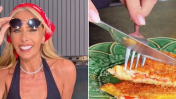 Zero trigo, 2 ovos e queijo: essa aveioca proteíca de Adriane Galisteu, prática e saudável, virou o café da manhã favorito da minha mãe