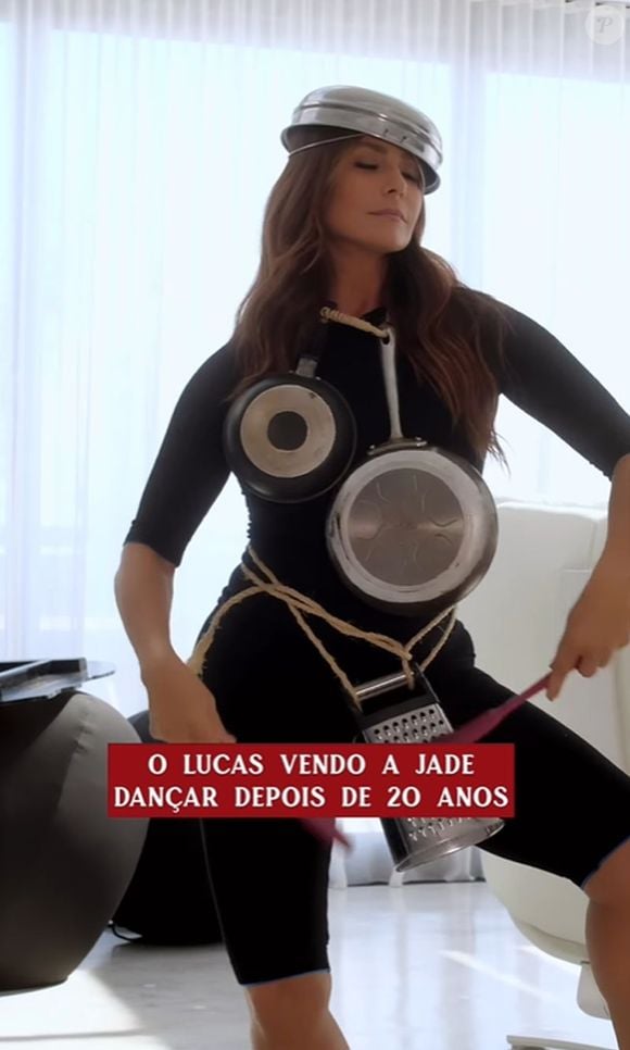 Giovanna Antonelli e Murilo Benício mostraram como seria os personagens Jade e Lucas 20 anos depois; brincadeira na internet