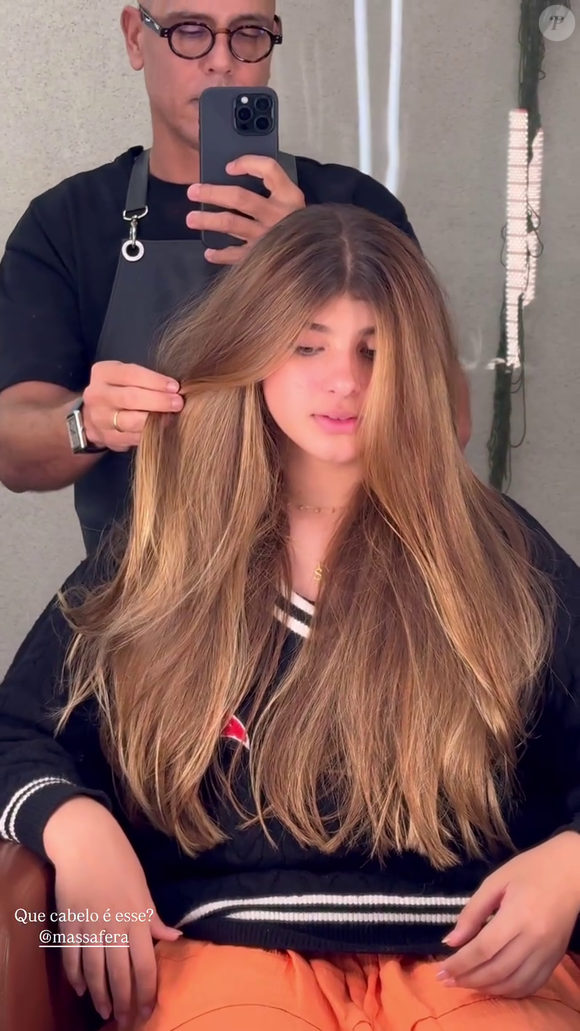 Novo visual de Sofia Massafera pode ser uma celebração de aniversário, afinal, a jovem completa 13 anos nesta sexta-feira (23)