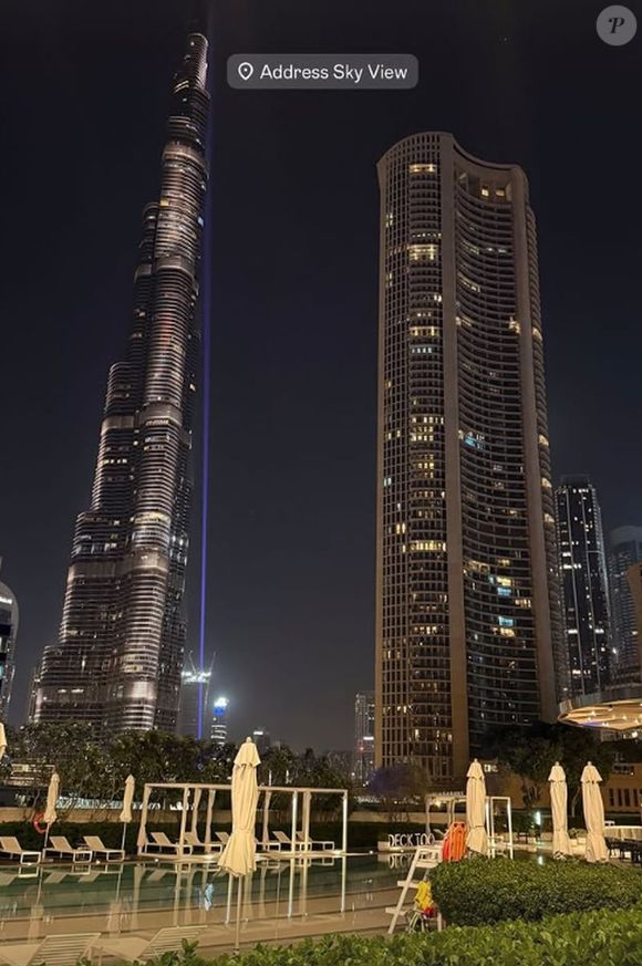 Virgínia Fonseca e Vini Jr. estão hospedados no luxuoso hotel Address Sky View