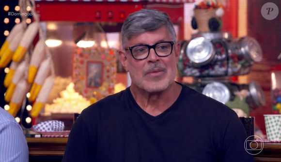 Alexandre Frota voltou à TV Globo após 25 anos longe da emissora
