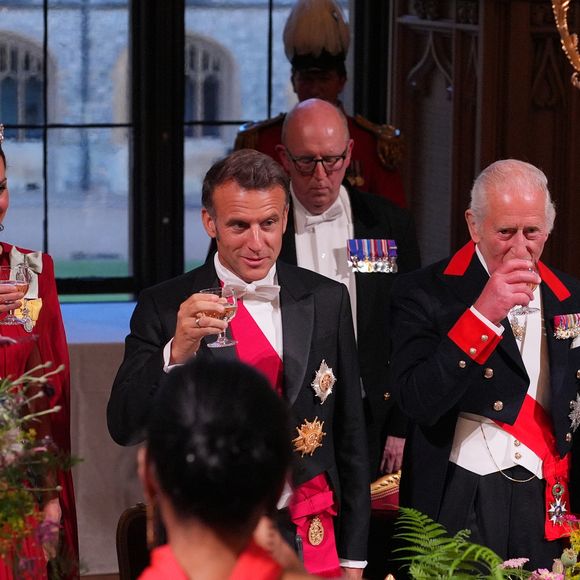 O evento celebrou a primeira visita oficial de Estado da França ao Reino Unido em 17 anos e teve como um dos destaques o clima de descontração entre a Princesa de Gales, Kate Middleton, e o presidente francês Emmanuel Macron.