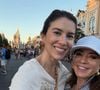 Rebeca Abravanel passeou pela Disney com a mãe, Iris Abravanel