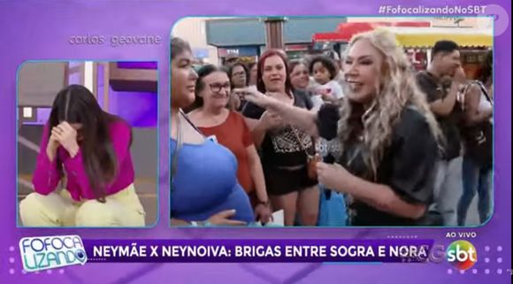 'Neymar chupou meu peitinho': Chris Flores se acabou de rir com fala de pessoa ao vivo no SBT