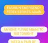 Em publicação compartilhada nos stories do Instagram, Nicolas Bru classificou a situação como uma verdadeira crise fashion. "Fashion emergency! FedEx strikes again", escreveu ele, em português, 'Emergência fashion! A FedEx ataca novamente'