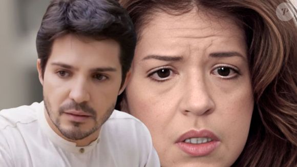 Em 'Mania de Você', Fátima (Mariana Santos) se preocupa em como dar notícia de gravidez para Gael (Igor Cosso).