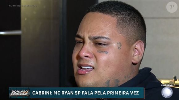 MC Ryan disse que as pessoas olham para ele com medo