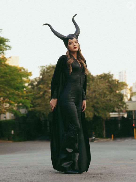 Rafaella Justus se vestiu de Malévola na festa de Halloween da irmã caçula, Vicky Justus
