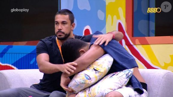 Conversa de Maike e Guilherme, de grupos rivais, terminou em abraço no 'BBB 25'