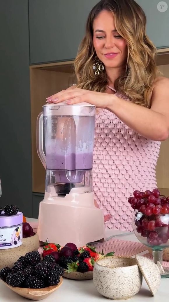 Receita feita por Paolla Oliveira leva só quatro ingredientes e não tem açúcar