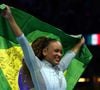 Rebeca Andrade conquistou a medalha de ouro na final do salto do Mundial de Ginástica Artística de 2026, em Roterdã, na Holanda. Com o resultado, a brasileira se tornou tricampeã mundial no aparelho