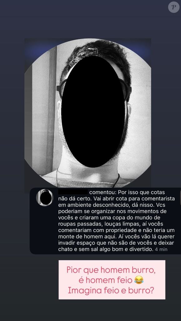 Vítima de um comentário machista, Ana Thaís Matos expôs um homem nas redes sociais e o chamou de 'feio' e 'burro'