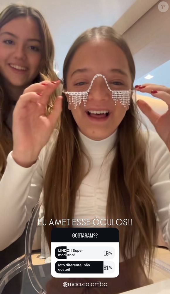 E o acessório dividiu opiniões do público - 81% votou que não curtiu os óculos