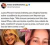 Vídeo do influenciador Firmino Cortada dá uma opinião contrária a Luana Piovani na polêmica com Virgínia Fonseca