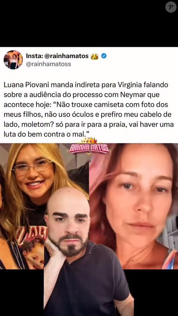 Vídeo do influenciador Firmino Cortada dá uma opinião contrária a Luana Piovani na polêmica com Virgínia Fonseca
