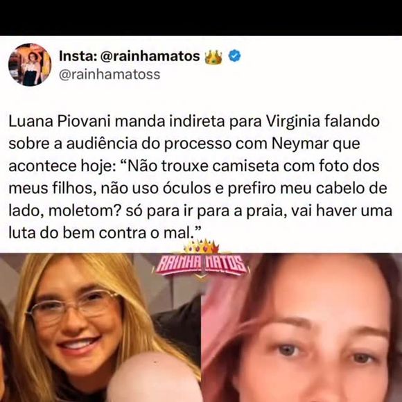 Vídeo do influenciador Firmino Cortada dá uma opinião contrária a Luana Piovani na polêmica com Virgínia Fonseca