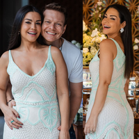 Aos 42 anos, Thaís Fersoza elege vestido artesanal de R$ 6 mil em aniversário intimista e ganha declaração de Michel Teló: ‘Ela é a rainha da casa’