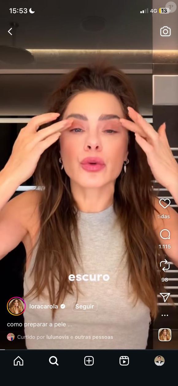 O rosto diferente de Carolina Dieckmmann chama atenção, gera especulações nas redes sociais e provoca resposta direta da atriz sobre cuidados com a pele