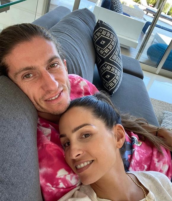 Filipe Luís, técnico do Flamengo, e a espanhola Patricia Kasmirski se conheceram na Espanha e estão juntos há 17 anos