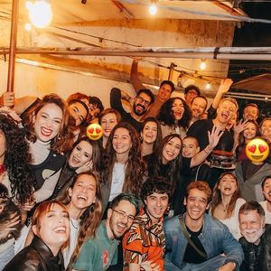 Sandy e Pedro Andrade marcaram presença no aniversário de Lucas Lima, pai do filho da cantora