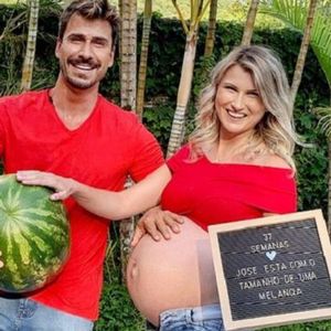 Julio Rocha e Karoline Kleine tomaram um susto com sangramento da gestante após 26 semanas