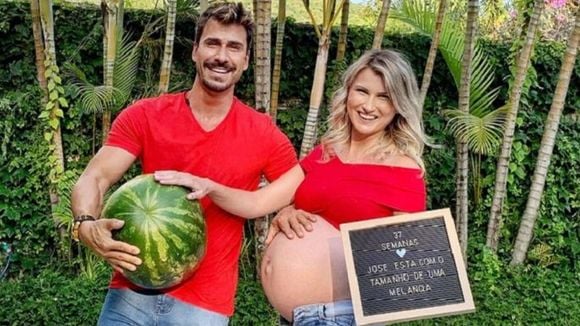 Julio Rocha e Karoline Kleine tomaram um susto com sangramento da gestante após 26 semanas