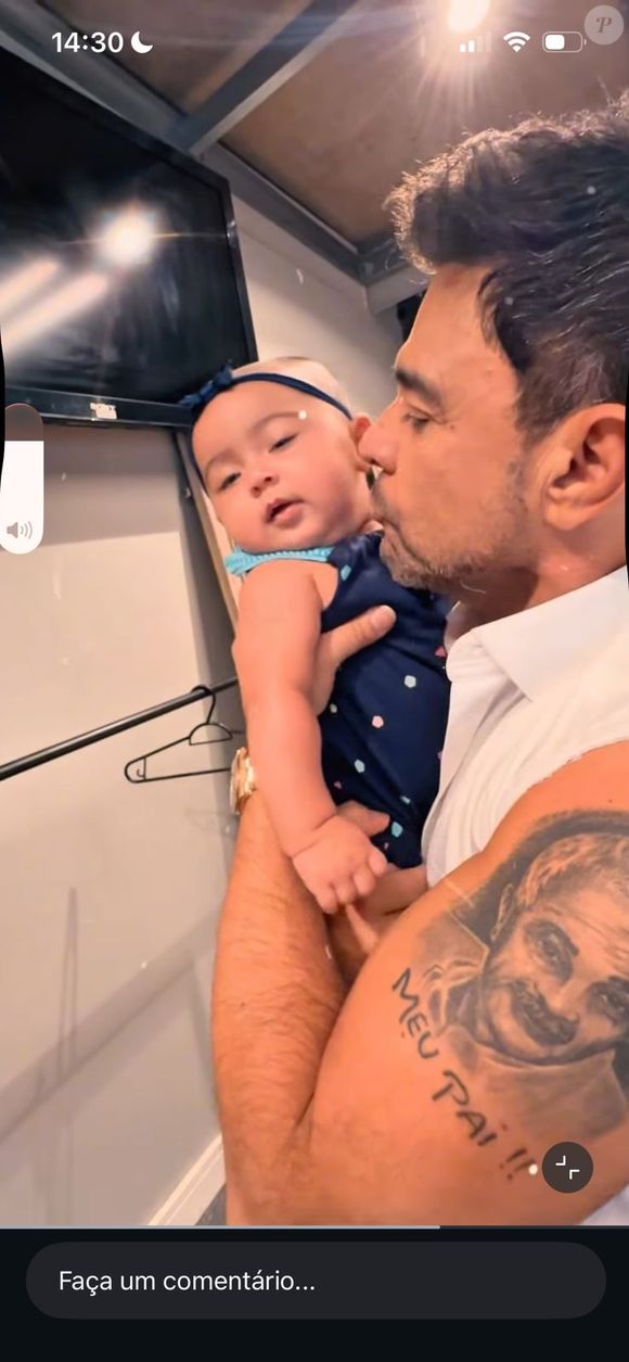 No Natal, Graciele Lacerda usou as redes sociais para homenagear a filha Clara, que completou 1 ano