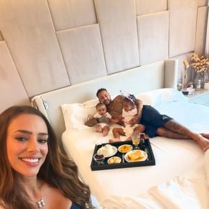 Bruna Biancardi e Neymar já são pais de Mavie, de 2 anos, e Mel, que tem menos de 1 aninho