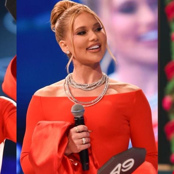 Quem vestiu melhor? Virginia Fonseca repete vestido de R$ 7 mil usado por Patrícia Abravanel no Natal em leilão com famosos. Compare os looks!