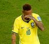 'Neymar não está conformado, mas está se comportando muito bem. Está treinando muito bem', afirmou Carlo Ancelotti