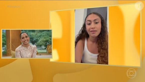 Filha de Camila Pitanga faz rara aparição na TV, presta homenagem emocionante e surpreende atriz no 'Encontro'