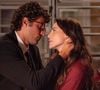 Romance de Adriana e Pedro se concretiza com noite de amor após dois meses de novela no ar
