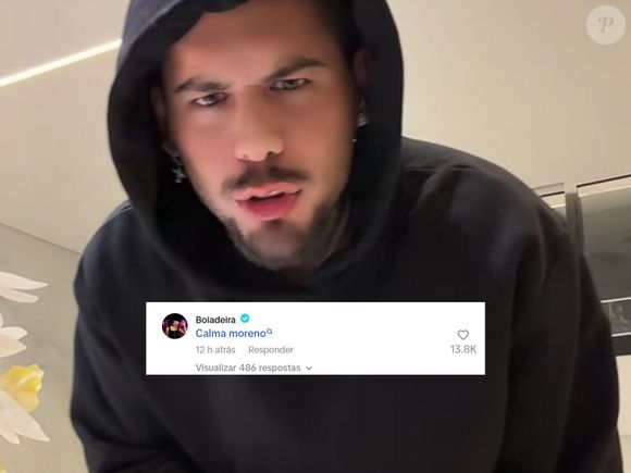 Ana Castela entrou na onda e comentou "calma moreno" no vídeo de Zé Felipe